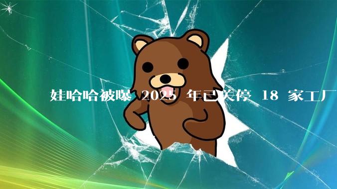 娃哈哈被曝 2025 年已关停 18 家工厂,此前曾回应纯净水由今麦郎代工,娃哈哈到底在布局什么?